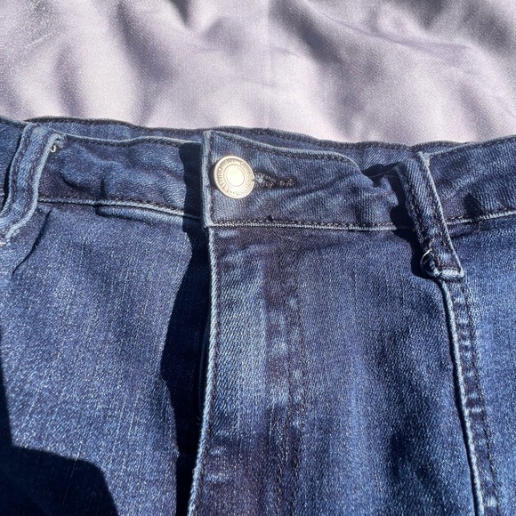 SAINTS AND HEARTS BELL BOTTOM JEANS WITH RAW HEM Y2K 90S STYLE BOHO COWGIRL - Picture 11 of 15